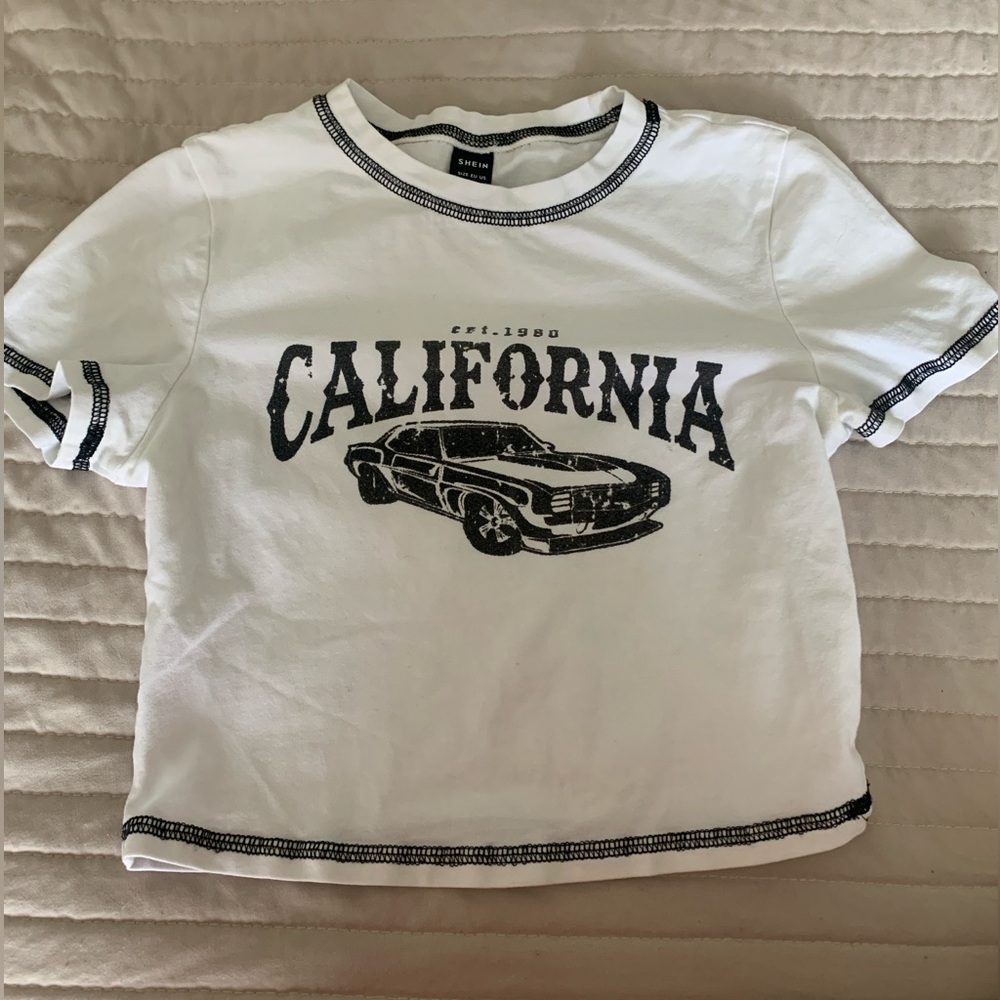 White California crop top